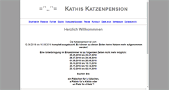 Desktop Screenshot of katzenpension-dornstadt.de