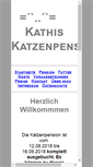 Mobile Screenshot of katzenpension-dornstadt.de